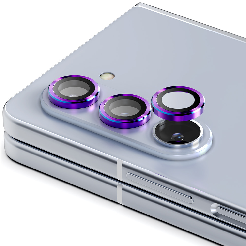 신지모루 갤럭시Z 폴드5 메탈 프레임 링 카메라 강화유리 액정보호필름